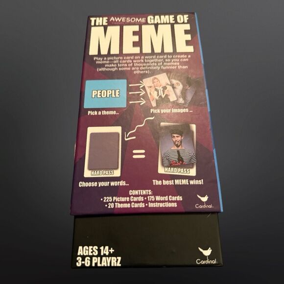 “The Awesome Game of Meme," by Cardinal Games - Picture 2 of 5